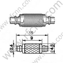 MMCX זכר Crimp עבור RG174 מחבר RF